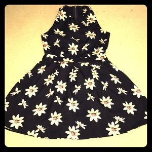 Cute flower print dress